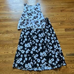 J. Crew skirt and top
